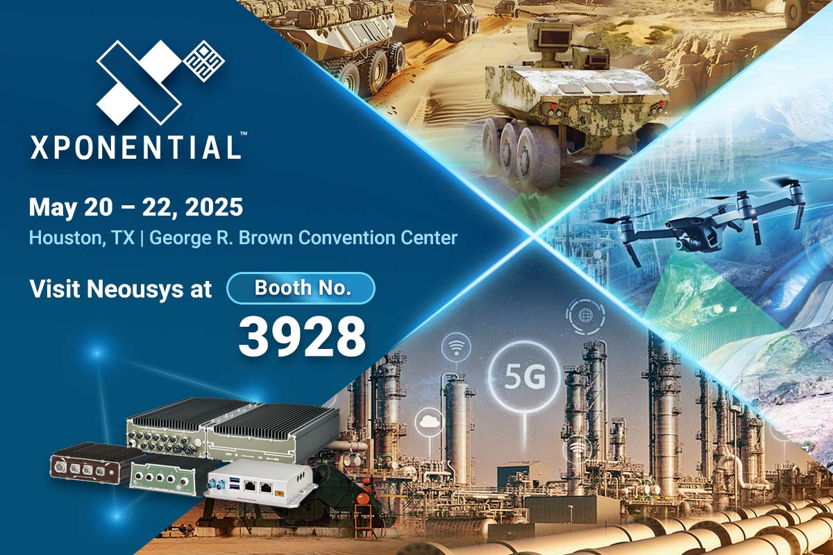 You are currently viewing Neousys Technology to Showcase IP69K/IP67, MIL-STD-461-ready Extreme-Rugged Computers and SWaP-Optimized AI Mission Computer at XPONENTIAL 2025