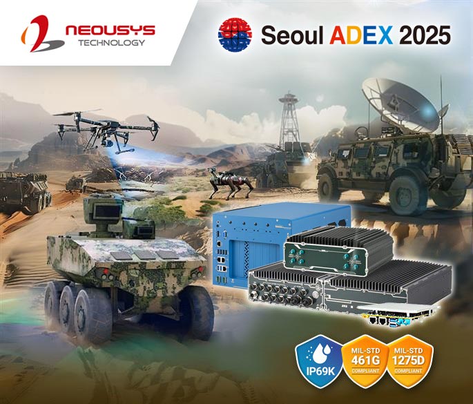 Read more about the article Neousys Showcases MIL-STD-461-ready Extreme-Rugged Computers and SWaP-Optimized AI Mission Computer at Seoul ADEX 2025