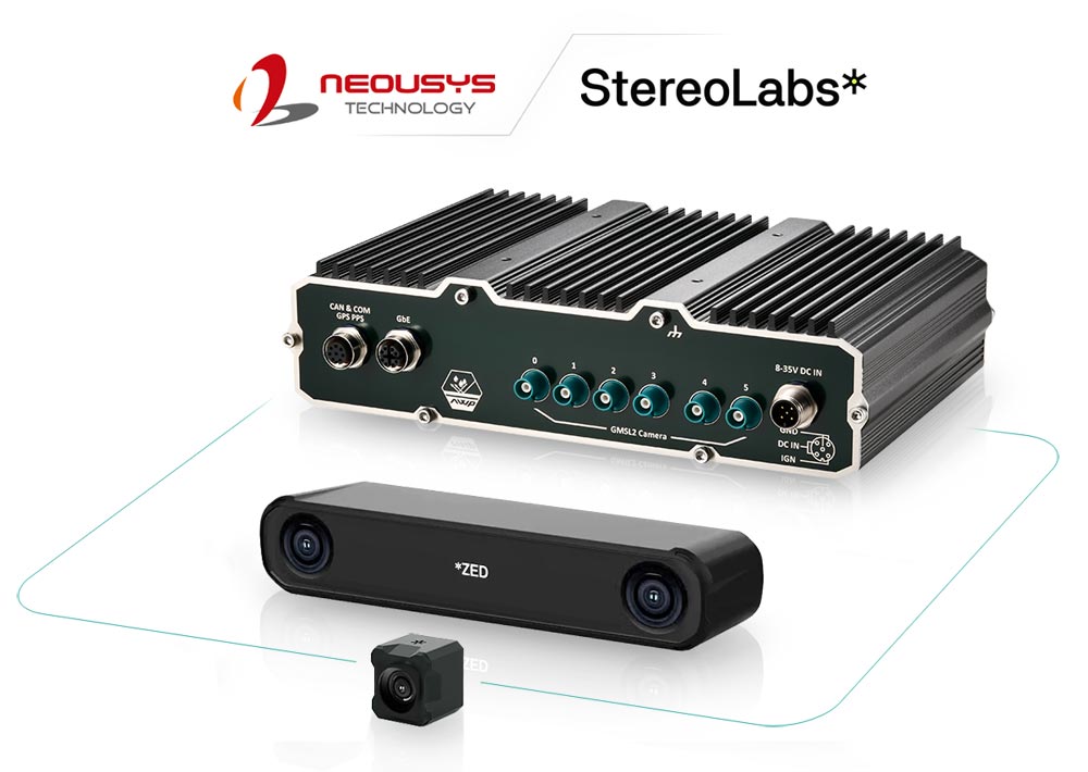 Read more about the article Neousys Enhances GMSL2 Vision with Stereolabs ’ZED X and ZED X One GS Cameras