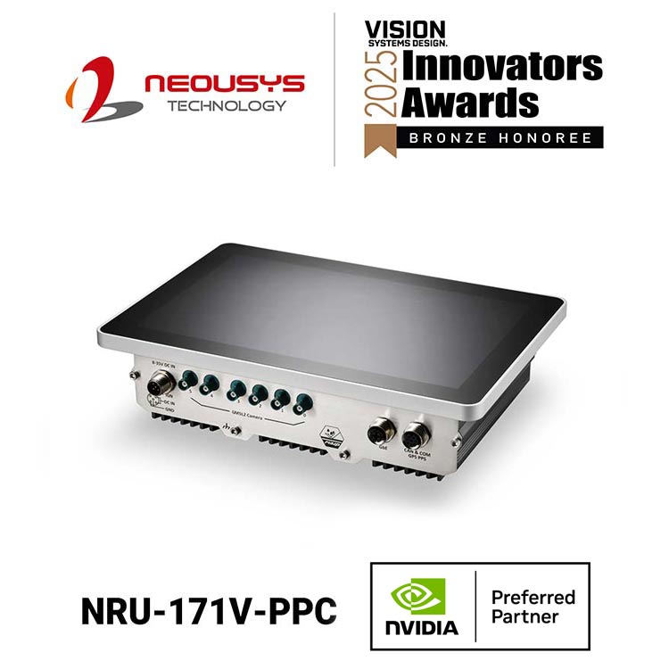 Read more about the article Neousys Honored by 2025 Vision Systems Design Innovators Awards for Its IP66 AI Panel PC Powered by NVIDIA® Jetson Orin™